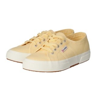 Superga Sneaker Cotu Classic 2750 yellow/white/brown ladies