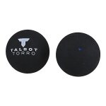 Talbot Torro Squash Ball (1 blue dot, speed fast) black - 1 ball