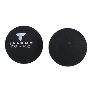Talbot Torro Squash Ball (1 blue dot, speed fast) black - 1 ball