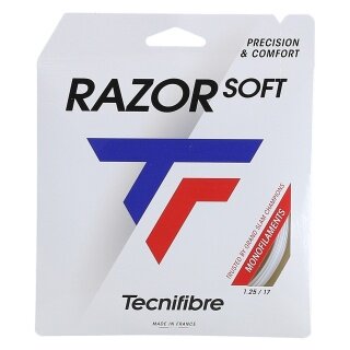 Tecnifibre Tennis String Razor Soft (Durability + Allround) white 12m set