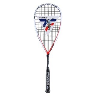 Tecnifibre Squash racket Carboflex 130 Airshaft 130g/head-heavy black/white - strung -