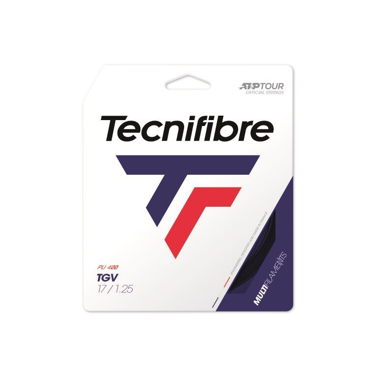 Tecnifibre Tennis String TGV (Arm Protection+Touch) black 12m Set