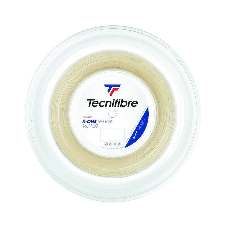 Tecnifibre Tennis String X-One Biphase (Touch+Power) natural 200m roll