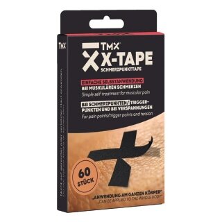 TMX X-Tape Strips - innovative pain point tape for targeted relief of muscular complaints - 120 pieces