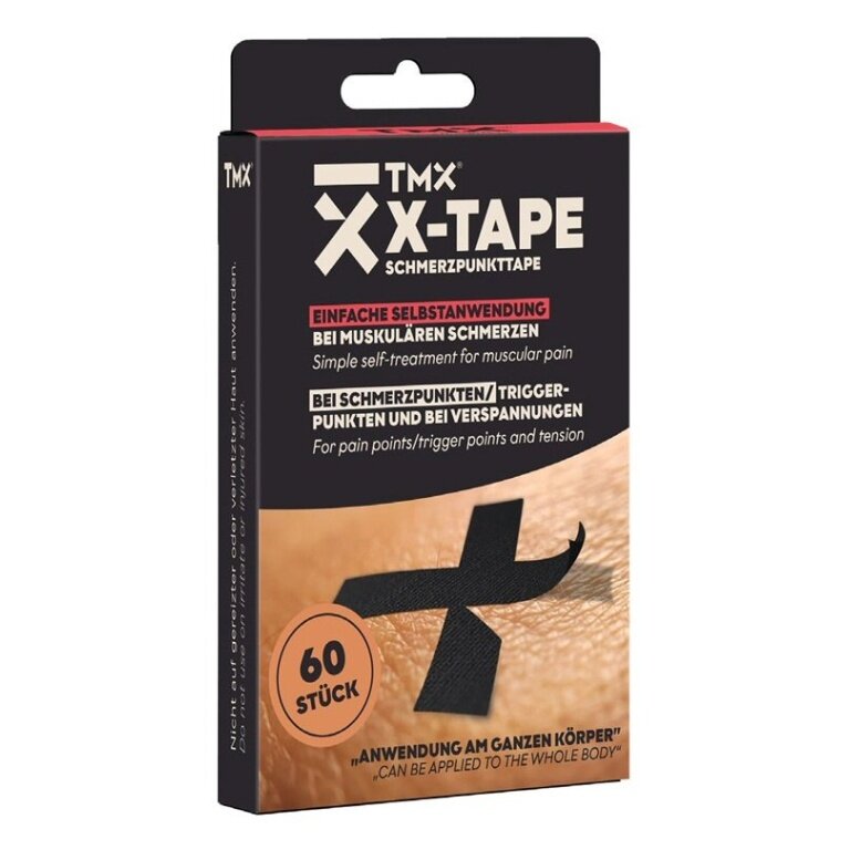 TMX X-Tape Strips - innovative pain point tape for targeted relief of muscular complaints - 120 pieces