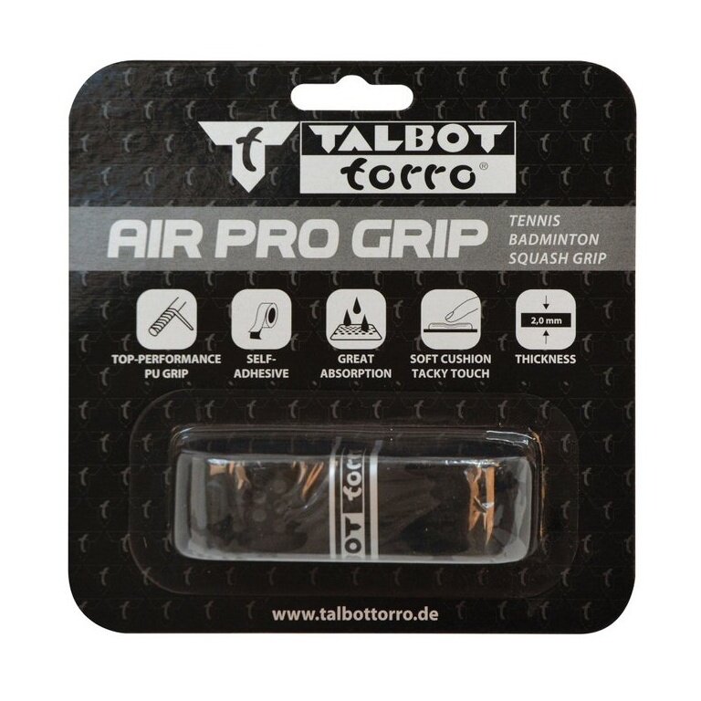 Talbot Torro Basic Band Air Pro Grip 2mm black 1 piece Blister