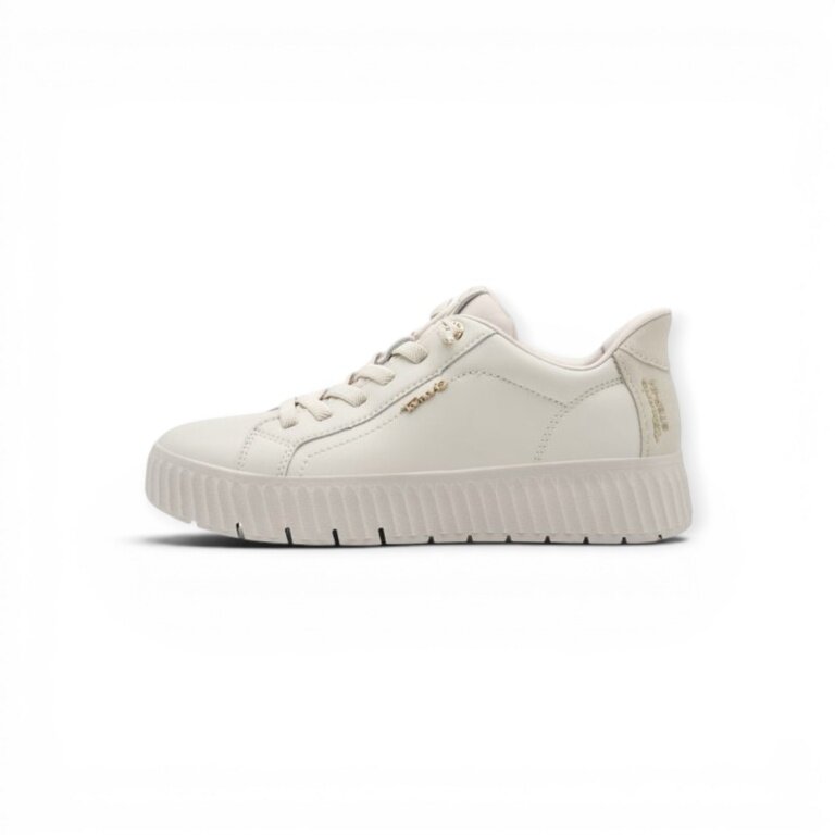 Tamaris Wide Fit Sneaker (Leather/Textile/Synthetic) 8-83720-45 offwhite Ladies
