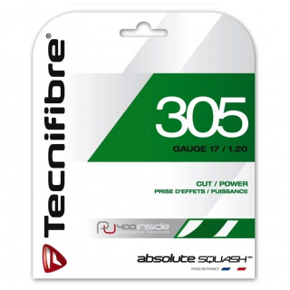 Tecnifibre Squash String 305 Fluorescent Green 9.5m Set