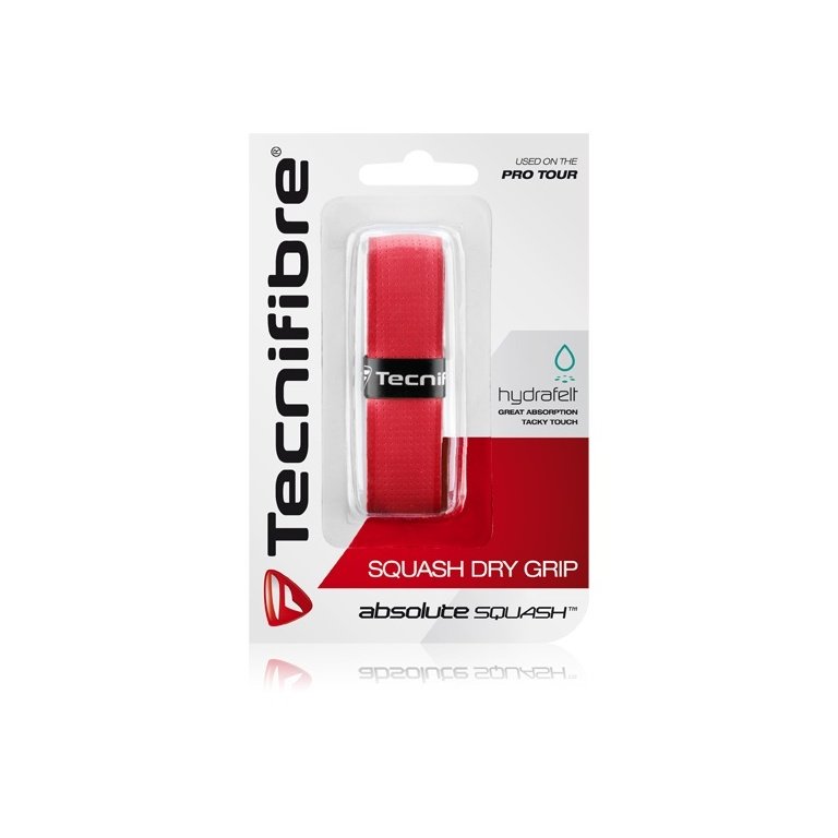 Tecnifibre Squash Dry Grip Basic Band red - 1 piece