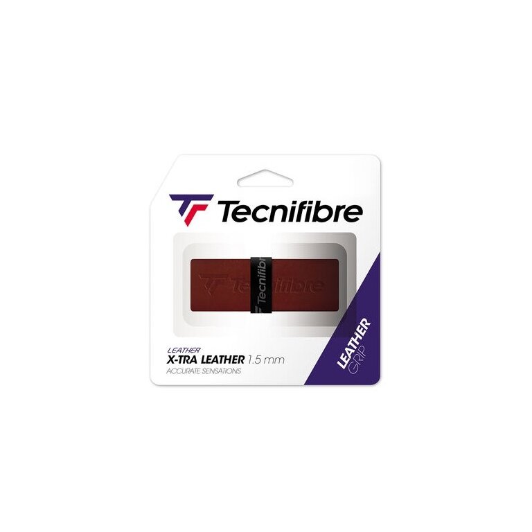 Tecnifibre Base Grip X-Tra Leather 1.5mm brown