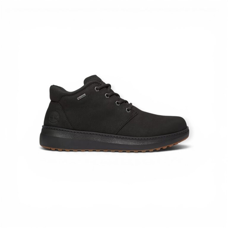 Timberland Everyday Travel Shoes Hudson Road MID Chukka Boot GTX (Premium Leather, waterproof) black men's