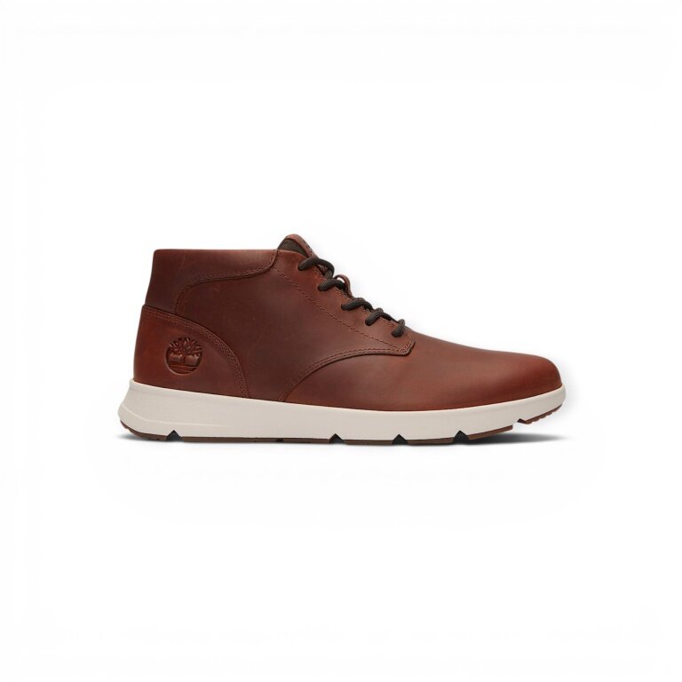 Timberland Everyday Travel Shoes Parker Street MID (Premium Leather) rust brown Men's
