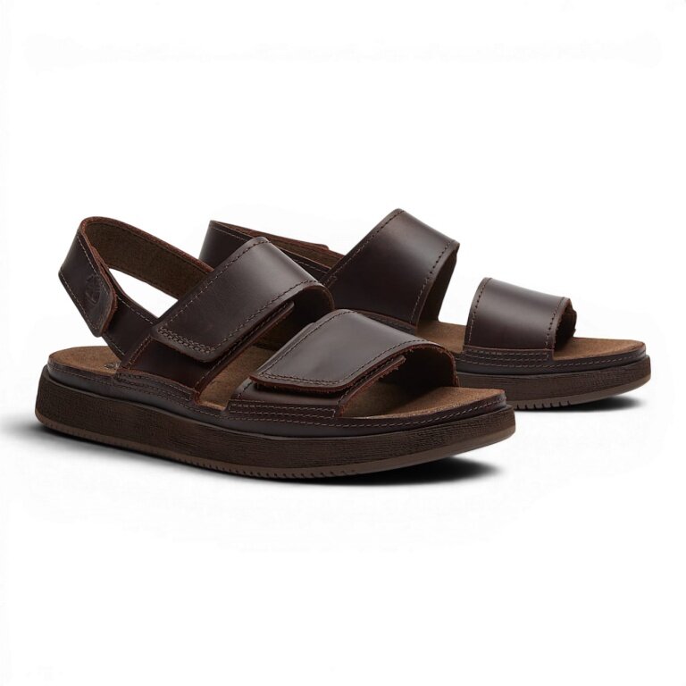 Timberland Sandal Casco Cove (Premium Leather) dark brown men's
