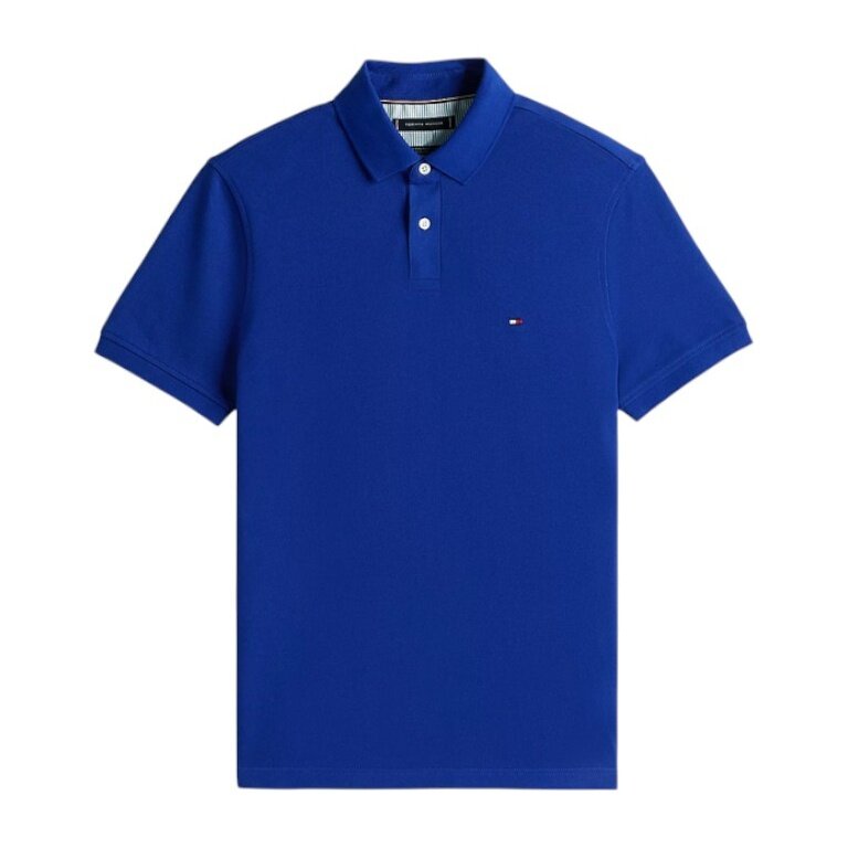 Tommy Hilfiger Casual Polo 1985 Regular Fit Pique (Cotton) blue Men's