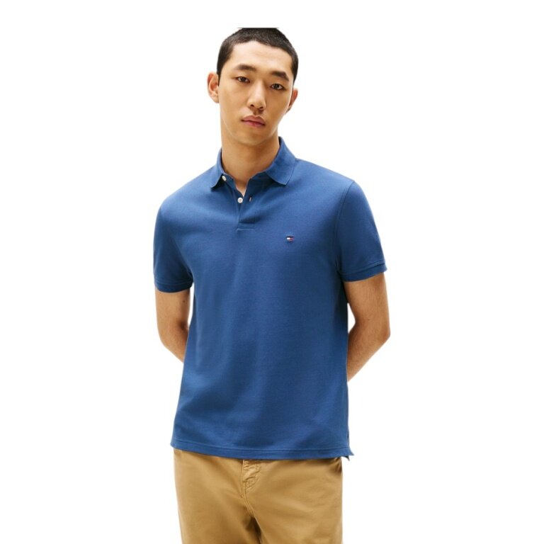 Tommy Hilfiger Leisure Polo 1985 Regular Fit Pique (Cotton) sea blue Men's