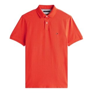 Tommy Hilfiger Leisure Polo 1985 Regular Fit Pique (Cotton) orange-red Men's