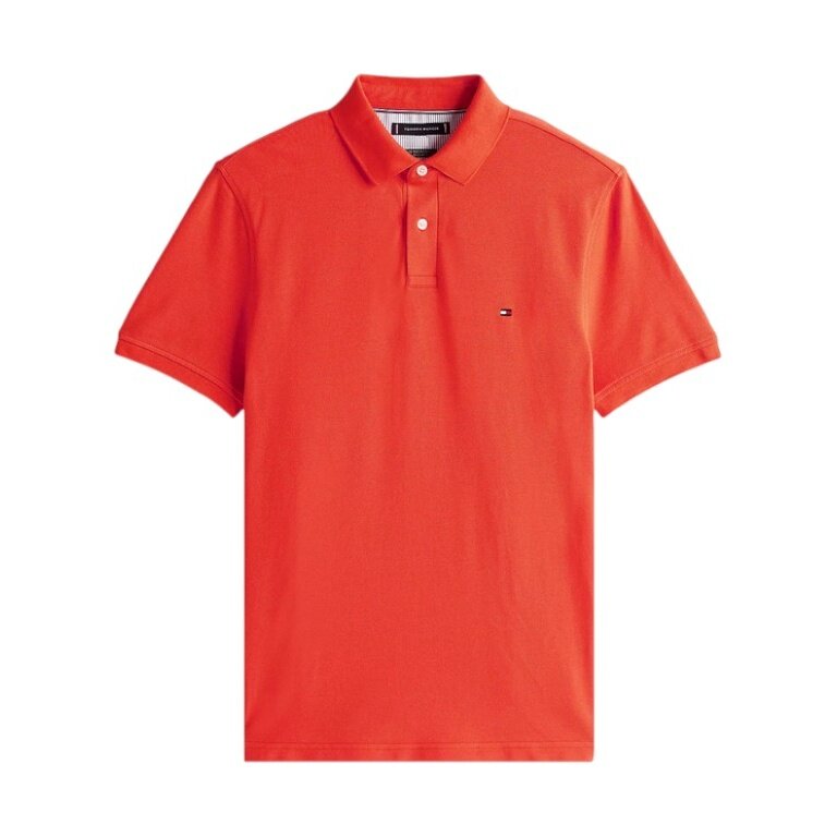Tommy Hilfiger Leisure Polo 1985 Regular Fit Pique (Cotton) orange-red Men's