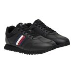 Tommy Hilfiger Sneakers New Runner Eva LTH Stripes - black Men's