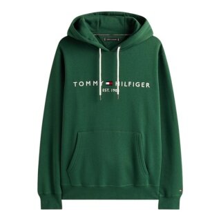 Tommy Hilfiger Hooded Sweatshirt Flex-Fleece Logo Hoodie (Cotton Blend) green Men's