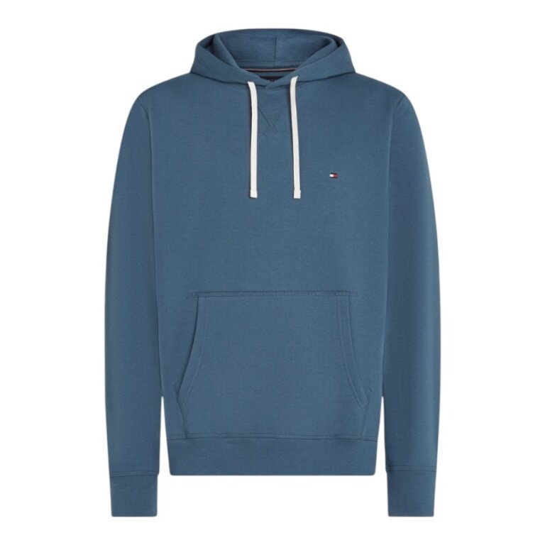 Tommy Hilfiger Essential Seasonal Fleece Hoodie (Cotton Blend) Sea Blue Men's