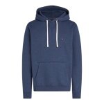 Tommy Hilfiger Essential Seasonal Fleece Hoodie (Cotton Blend) dark blue Men's