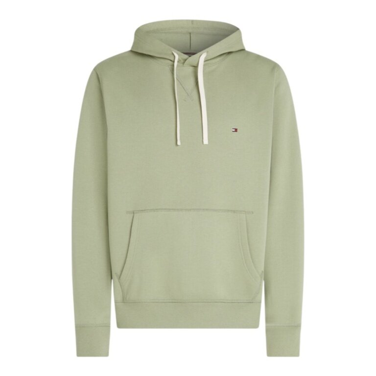 Tommy Hilfiger Essential Seasonal Fleece Hoodie (Cotton Blend) sage green Men's