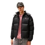 Tommy Jeans Winter Down Jacket Alaska Down Puffer EXT (warm, with hood) black men's