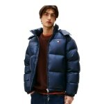 Tommy Jeans Winter Down Jacket Alaska Down Puffer EXT (warm, with hood) dark blue men's