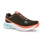 Topo Running Shoes Specter (Cushioning) Espresso Brown/Peach Ladies