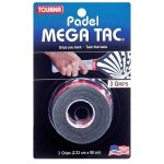 Tourna Overgrip Padel Mega Tac (extreme grip, durable, wide) black pack of 3