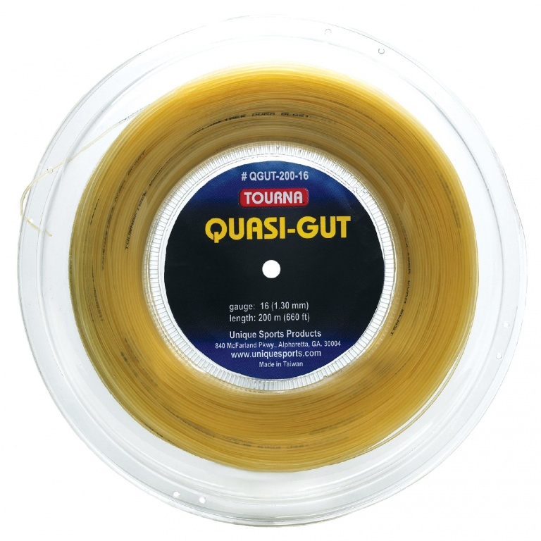 Tourna Tennis String Quasi Gut natural 200m roll