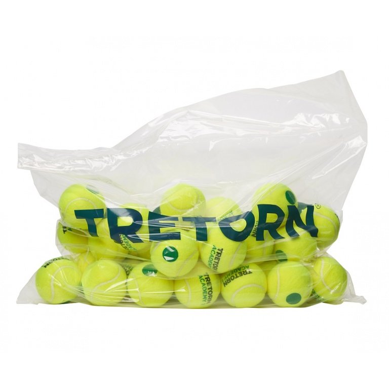 Tretorn Methodology Balls Stage 1 Academy (green dot) yellow 36-pack Polybag