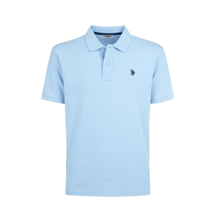 U.S. Polo Assn. Casual Polo US16147 (Cotton) light blue Men's