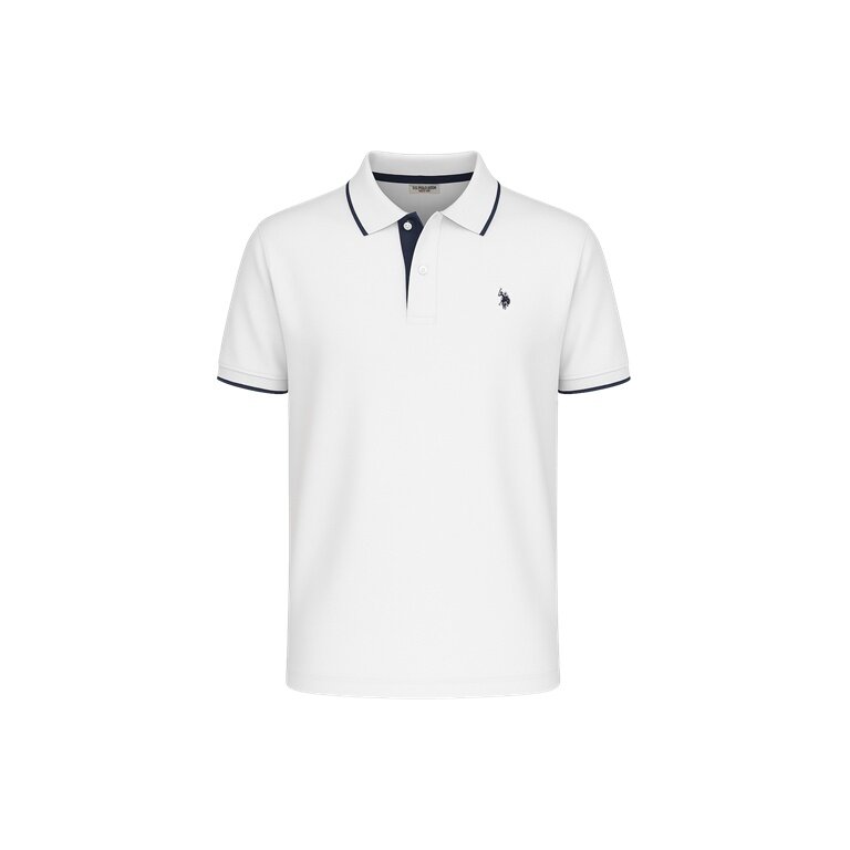 U.S. Polo Assn. Leisure Polo US16300 (Cotton) white Men's