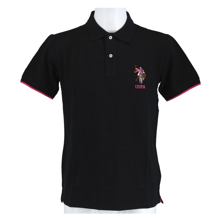 U.S. Polo Assn. Leisure Polo US16736 (100% Cotton) black Men's
