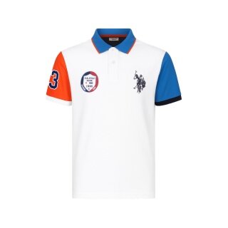 U.S. Polo Assn. Leisure Polo Multicolour (Cotton) white/multicolour Men's