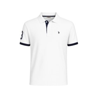 U.S. Polo Assn. Leisure Polo US16927 (100% Cotton) white men's