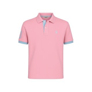 U.S. Polo Assn. Leisure Polo US16927 (100% Cotton) light pink men's
