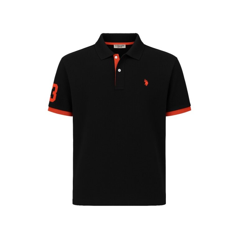 U.S. Polo Assn. Leisure Polo US16927 (100% Cotton) black men's