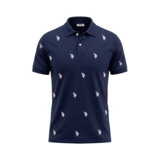 U.S. Polo Assn. Leisure Polo US16960 (Cotton) navy blue men's