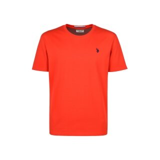 U.S. Polo Assn. Casual T-shirt US16025 (Cotton) red Men's