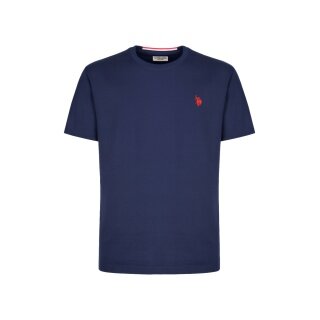 U.S. Polo Assn. Casual T-shirt US16025 (Cotton) navy blue Men's