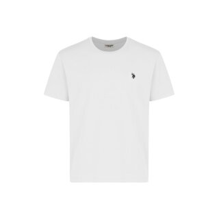 U.S. Polo Assn. Casual T-shirt US16821 (Cotton) white Men's