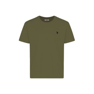 U.S. Polo Assn. Casual T-shirt US16821 (Cotton) olive green Men's