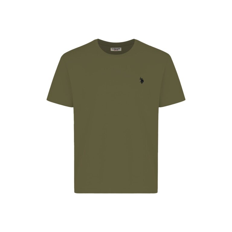 U.S. Polo Assn. Casual T-shirt US16821 (Cotton) olive green Men's