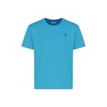 U.S. Polo Assn. Casual T-shirt US16821 (Cotton) ocean blue Men's
