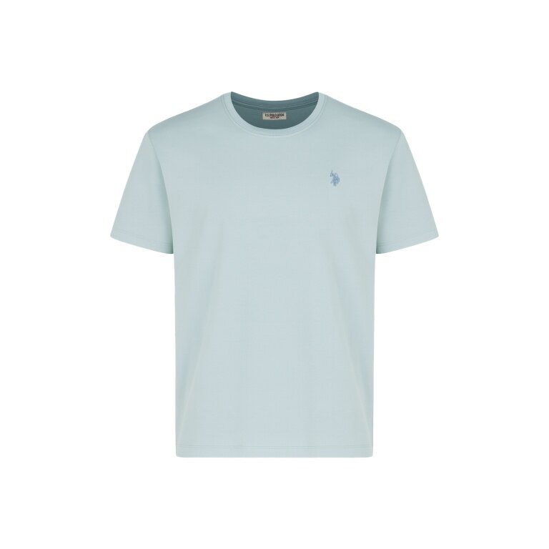 U.S. Polo Assn. Casual T-shirt US16821 (Cotton) light blue Men's