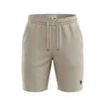 U.S. Polo Assn. Leisure Trousers Linen Shorts (Material Mix) Short Beige Men