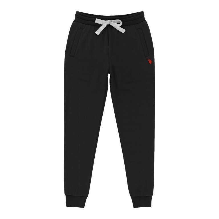 U.S. Polo Assn. Jogging Trousers Sweatpants (Cotton Blend) Long Black Men's