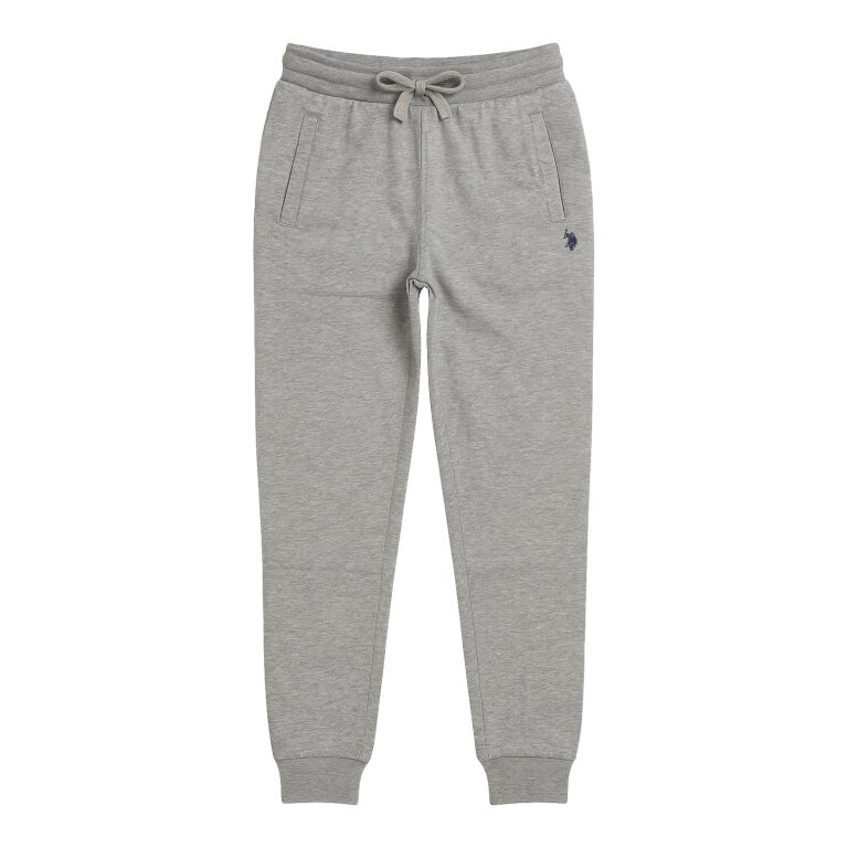 U.S. Polo Assn. Jogging Trousers Sweatpants (Cotton Blend) Long Grey Men's